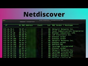 Netdiscover: a network scanning utility for Linux