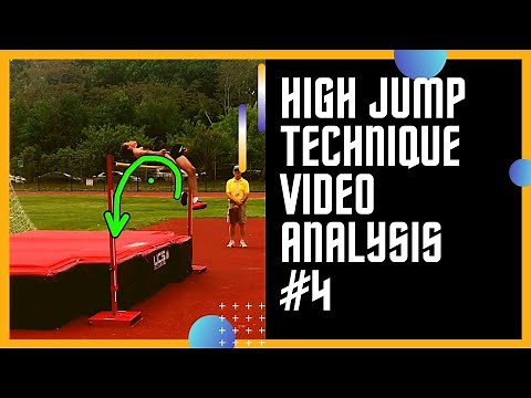 High Jump Technique Video Analysis #4 - Learn Proper Rotation over the Bar