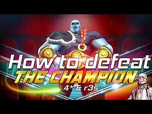 How to defeat THE CHAMPION (Uncollected) Fully breakdown - Marvel Contest of Champions