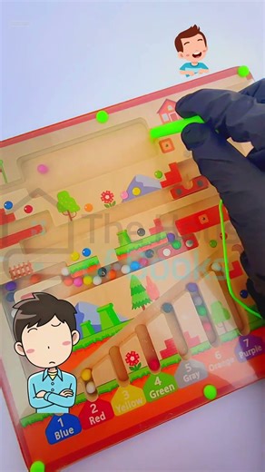 Maze magnetic color game for kids 01 | House of Books