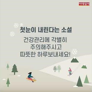 겨울왕국 2 시작? 소설에는 첫눈이 온다구요~