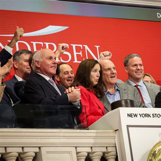 Andersen, Descendant of Enron’s Auditor, Surges 47% in Market Debut