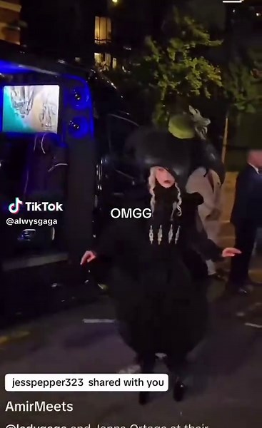 Lady Gaga at the Wednesday Graveyard Gala Listening Party