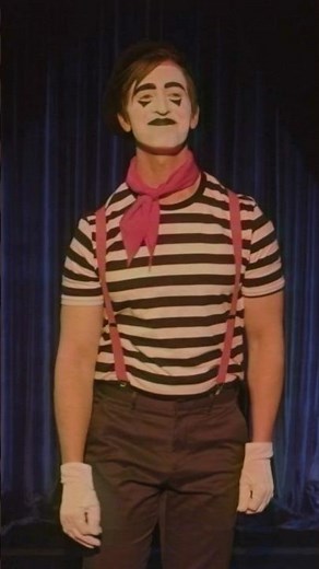 Meet Mimet the Mime! His show is always full of joy, whimsy, and… Existential dread? 😬 #spacebaby