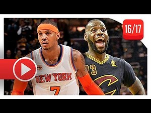 LeBron James vs Carmelo Anthony SUPERSTARS Duel Highlights (2016.10.25) Cavaliers vs Knicks - SICK