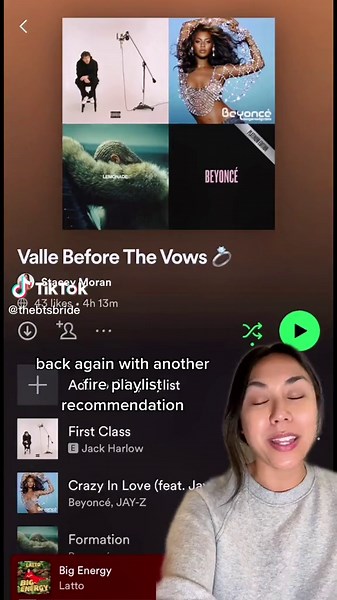 Stacey Moran Spotify Playlist for Bachelorette Party | Valle Before The Vows