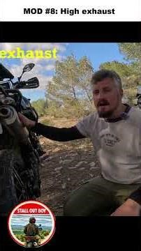 15 useful mods for Yamaha Tenere 700 - 8. High exhaust #tenere700 #advbike #adventurebike #exhaust