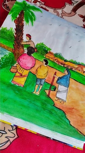 seanery drawing 🌿🧿#art #artandcraft #drawing #asthetic #artist