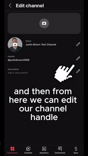 Change YouTube Channel Handle