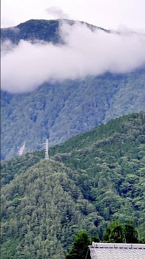 Clouds Rolling Over the Japanese Alps in 4K