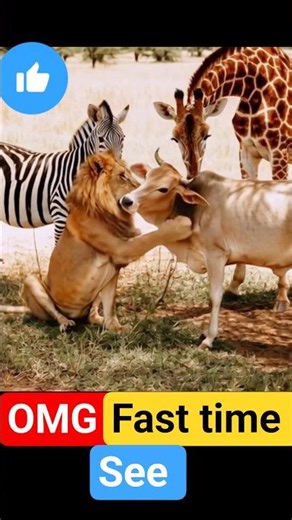 Unexpected Animal Friendship 😍#shorts