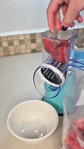 37K views · 76 reactions | One ingredient frozen shaved fruit using a...