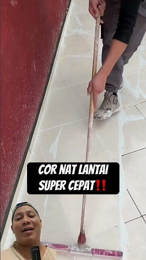 Quick way to grout ceramic floor tiles #shorts #diy #craft #carpentry #construction