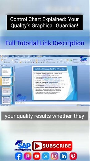 Control Chart Explained Your Quality’s Graphical Guardian | SAP QM Statistical Process Control | ERP