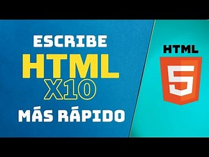 Escribir Código HTML Muy Rápido Trucos | Visual Studio Code - EMMET