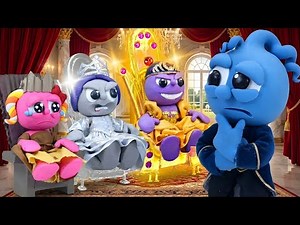 EPIC LOBSTER FEAST! 🦞 Why is the PURPLE QUEEN So ANGRY at PINKY? 😡 | Stop-Motion | Clay Mixer Heroes