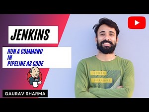 41. Jenkins for Beginners: Pipeline as code - Run a Command