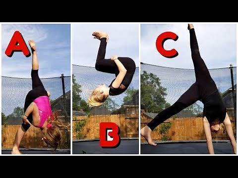 Sis vs Sis ABC Gymnastics Challenge!!! - Magic Box