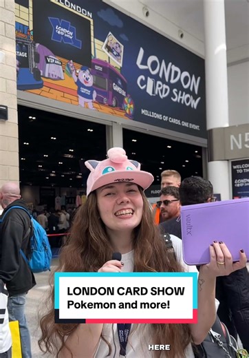 ad event 🪐 London Card Show XL at the Excel vlog 🍃 let’s find Sprigatito Pokemon cards at @London Card Show for my @Vault X binder 🥹✨ There were so many Pokemon cards as well as Disney Lorcana and Star Wars Unlimited! 💫 Amazing place if you love card collecting like me! #londoncardshow #pokemon