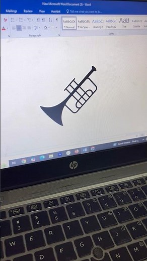 Insert Quickly Trumpet 🎺 Symbol In MS Word | Useful Trick & Hack