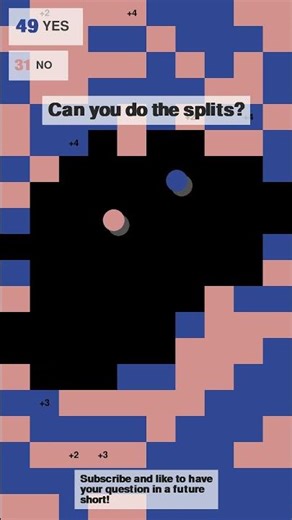 Can you do the splits?