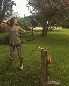 In honor of ordering a Mathews Avail this past week, here’s the video from the very first time that I ever shot a bow 🏹 #archery #target #gotolook | Alyssa Hall
