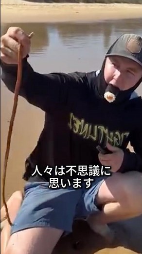 ゴカイを捕獲する天才的な方法