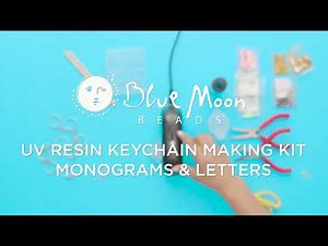 Blue Moon Studio - UV ResinCraft Monograms and Letters Tutorial
