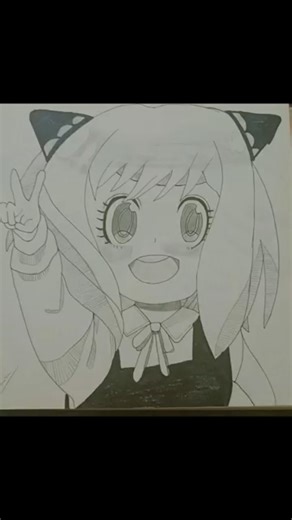 Let's do anime girl drawing....! #art #drawing #artandcraft #artwork #shorts