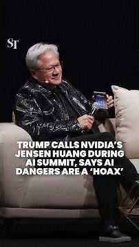 Donald Trump plays down AI dangers during call with Nvidia chief Jensen Huang