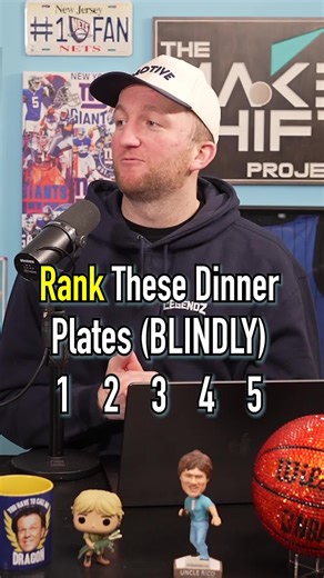 Ranking Dinner Plates Blind! Which Is Best? #fyp #dinner #plate #food #rank
