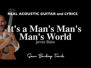 It's a Man's Man's Man's World - Acoustic Karaoke | Original Key and Female Key (James Brown)
