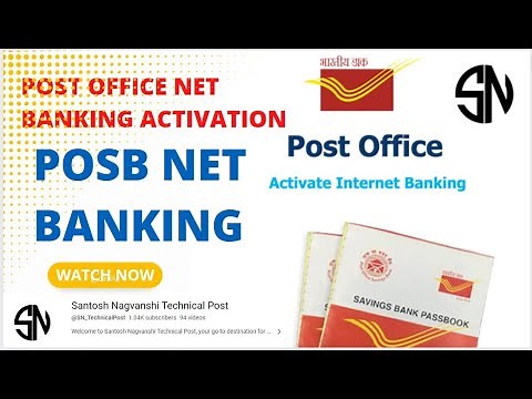 How to Set Up a Post Office Savings Account (POSB) Internet Banking Activation