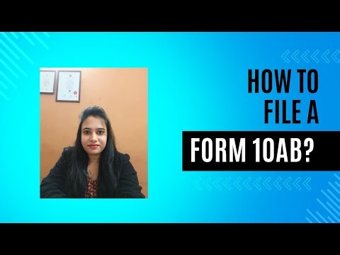 How to file Form 10AB for trust/ institution?