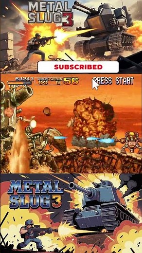 Metal Slug 3 First Boss Easy Kill 💥 Arcade Classic Gameplay #shorts