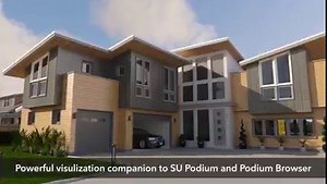 ProWalker GPU, real time rendering companion to SU Podium and Podium Browser. Read about it here: https://podiumwalker.com/pw-iray.php | SU Podium, Podiumxrt, Browser