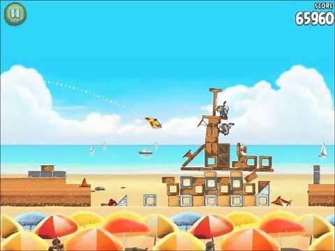 Official Angry Birds Rio Walkthrough Beach Volley 5-5