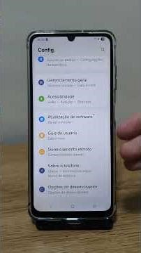 How to enable or disable visual touch feedback on the Galaxy A17 screen - Step by Step