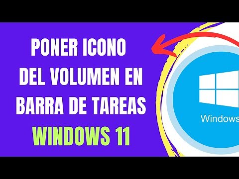 HOW TO PUT THE VOLUME ICON ON THE WINDOWS 11 TASKBAR