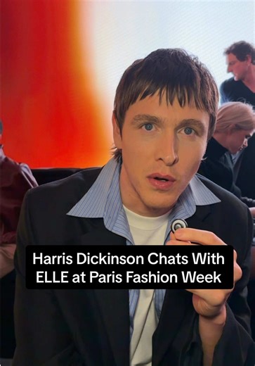 Harris Dickinson Discusses Fashion at Paris Fashion Week