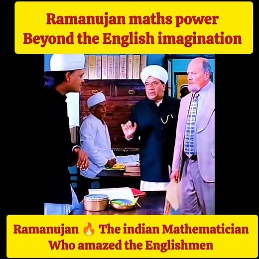 Ramanujan 💥The indian Mathematician who amazed the Englishmen 💯❣️🔥💥