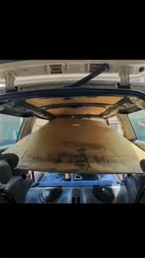 [Mini Cooper S R53] Remove headliner #diy #restauration #project #mechanic #automobile