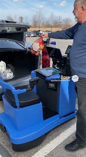Self check out grocery cart