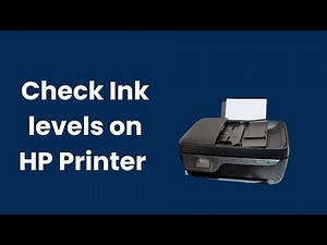 How to check ink levels of HP Printer (OfficeJet 3836) on Windows 11