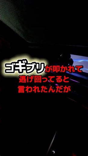 A video that was described as a cockroach being swatted and running away. #custom #car #carlover ...