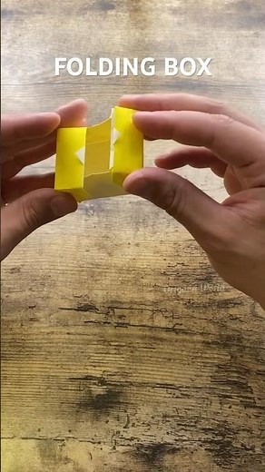 EASY ORIGAMI FOLDING BOX FOR GIFT TUTORIAL | HOW TO MAKE GIFT FOLDING BOX PAPER ORIGAMI CRAFTING ART