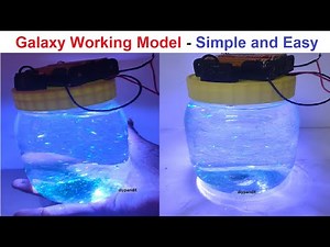 galaxy working model simple and easy | DIY pandit @craftpiller