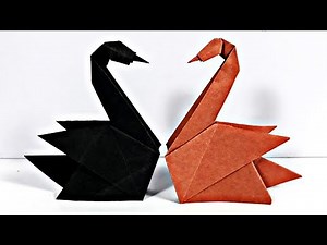 origami swan | how to make an origami swan | origami swan easy step by step | easy origami swan