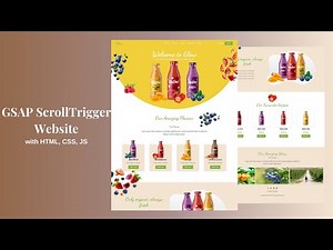 Stunning Scroll Animations with GSAP & ScrollTrigger | Build Dynamic Websites with HTML, CSS, & JS