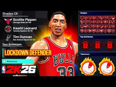 NBA 2K26 BEST LOCKDOWN BUILD 🔒 COMP META LOCKDOWN DEFENDER OVERPOWERED DEFENSE + GAMEBREAKING BADGES